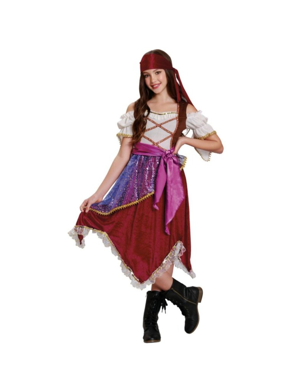 VIP Girls M 8 to 10 3 Pc Crystal Ball Cutie Halloween Costume Dress Up New